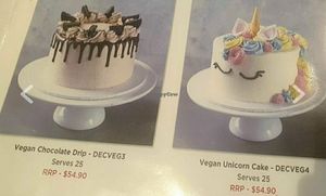 Vegan cakes at Ferguson Plarre Bakehouses in Cheltenham