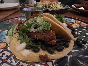 Soy chorizo tacos  at TORTILLA REAL   in Petaluma