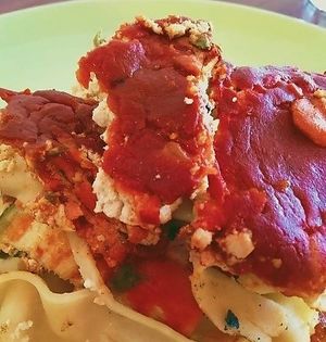 My partner had the lasagna. HE LOVES IT. ⭐⭐⭐⭐⭐ at Pipino in Quezon City