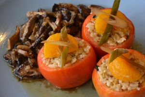 Stuffed demi-dried tomatoes at Pipino in Quezon City