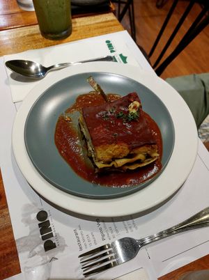 vegan lasagna at Pipino in Quezon City