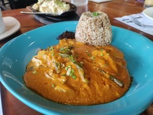 Kare Kare with black bean rice at Pipino in Quezon City