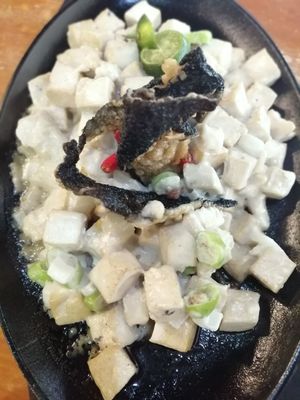 Tofu Sisig at Pipino in Quezon City