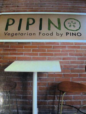cover of menue card at Pipino in Quezon City
