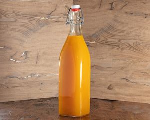 Our Herbal Kombucha with Curcuma and lemons! at Centrale Végétale in Zurich