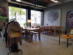 Interior at Centrale Végétale in Zurich