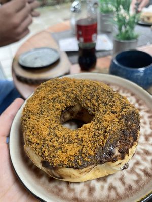 Lotus filled donut  at Boogie Donuts in Munich