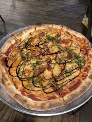 Pizza at Dom's in Winston-salem
