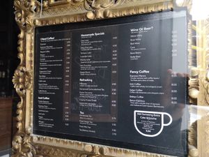 Menu at We Love Coffee in Leuven
