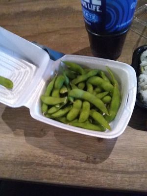 Edamame at Shogun Sushi Hibachi and Thai in Cambridge