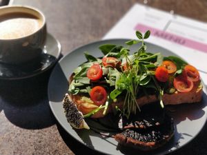 Modified smashed avo at Picton Social in Picton