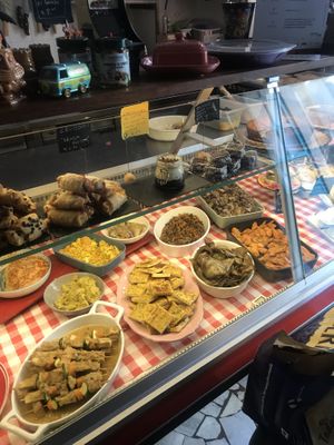 wide vegan selection at Vegamore in Milan