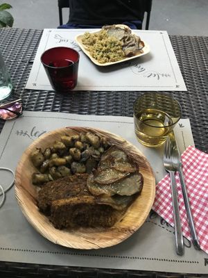 mixed plates at Vegamore in Milan