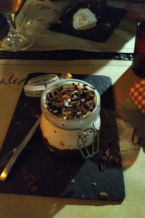 Cheesecake at Vegamore in Milan