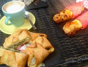 Savory and sweet breakfast at Vegamore in Milan