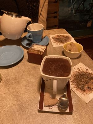 Cioccolata e biscottini  at Vegamore in Milan