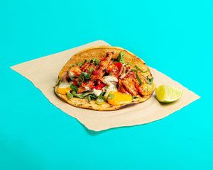 CHICKIN’ TINGA TACO at Más Veggies Taqueria in Walnut Creek