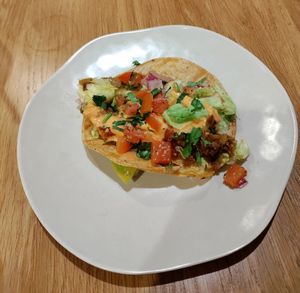 tejano taco at Más Veggies Taqueria in Walnut Creek