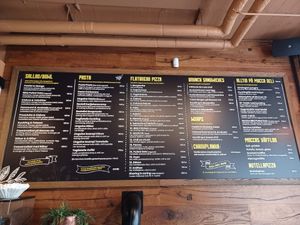 Menu with 5 vegan options at Mocca Deli in Vasteras