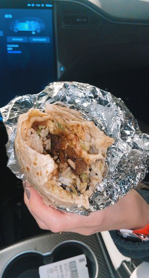 carne asada burrito   at Más Veggies Taqueria in El Segundo