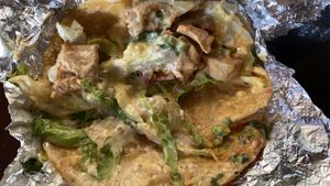 Chickin   at Más Veggies Taqueria in El Segundo