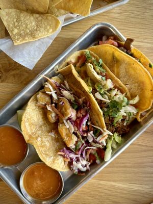 Tacos  at Más Veggies Taqueria in El Segundo