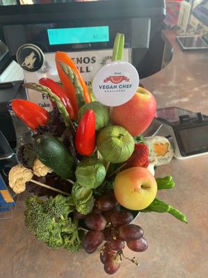 Vegan chef challenge award winner  at Buenos Grill in Reno