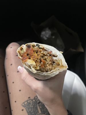 Tejano burrito   at Más Veggies Taqueria - Santana Row in San Jose