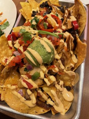 Mas nachos  at Más Veggies Taqueria - Westgate Shopping Center in San Jose