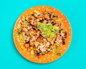 Cauliflower Asada Bowl at Más Veggies Taqueria in Cambridge