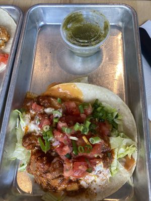 Taco 1  at Más Veggies Taqueria in Cambridge