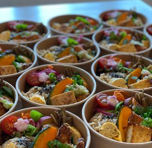 Inside Vegan Bento at One Natural in Hirosaki