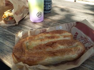 Burek mit Kartoffelfüllung (vegan) at Backhaus Licht in Balgheim