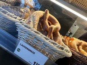 vegan pretzel  at Anker - Schwedenpl  in Vienna