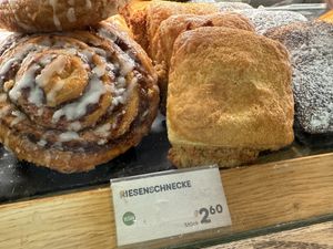 cinnamon roll  at Anker - Hauptbahnhof in Vienna