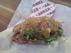 Avocado croissant at Anker - Hauptbahnhof in Vienna