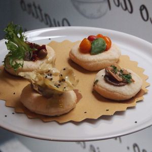 Fried mini pizza  at Osteria Casa Pepe in Trieste