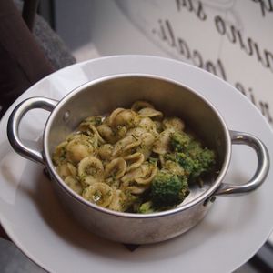 Pasta and broccoli at Osteria Casa Pepe in Trieste