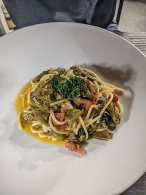 Spaghetti at Osteria Casa Pepe in Trieste