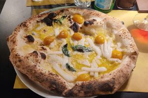 vegan mozzarella made from milkrice at Osteria Casa Pepe in Trieste