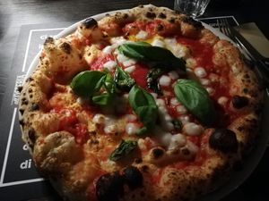 Margherita vegana at Osteria Casa Pepe in Trieste
