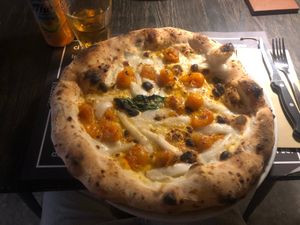 Pizza Gialla €10 at Osteria Casa Pepe in Trieste