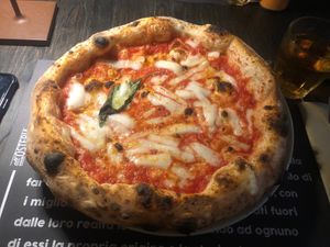 Margherita €8 at Osteria Casa Pepe in Trieste