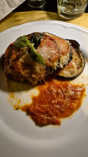 Parmigiana Di Melanzane at Osteria Casa Pepe in Trieste
