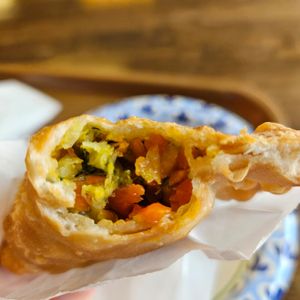 Veggie lover at Island Empanada in Medford