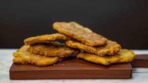 Tostones at Island Empanada in Shirley