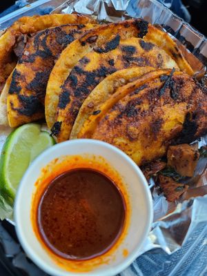Birria Tacos at Opera Café & Coffeehouse in Austin