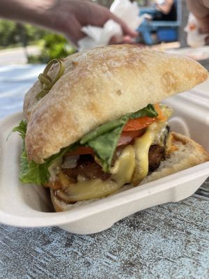 Aloha Burger - not impressed  at Earth Aloha Eats - Kahului in Kahului