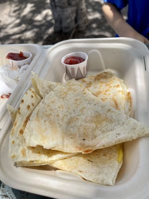 Kids quesadilla  at Earth Aloha Eats - Kahului in Kahului