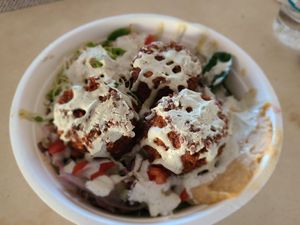 Salad & Falafel bowl at Earth Aloha Eats - Kahului in Kahului